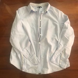 Lands End Pale Blue Oxford Shirt